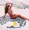 2019 Hot Sale Top Quality Reactive Printing 100%Cotton Adult Personalized Mandala Round Beach Towels