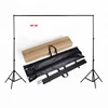 High quality cheap photography 2x2m aluminum alloy 3 setions photo studio background stand with carry bag