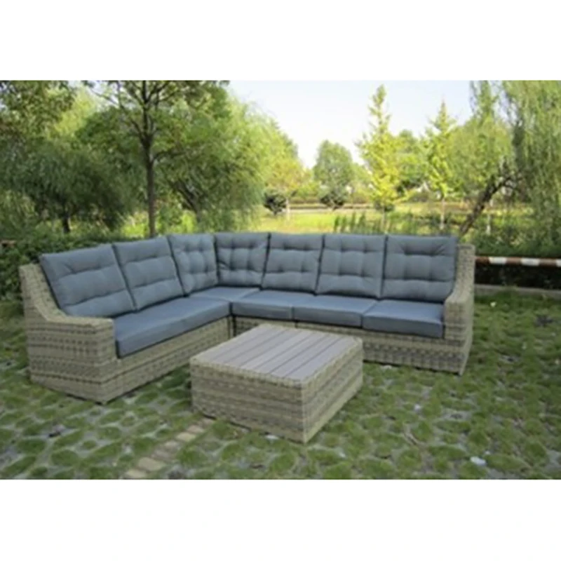 Outdoor Garden Rattan Sectional Sofa Boat Or Neptune Garden