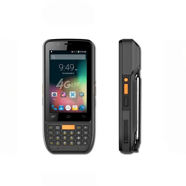 Handheld wireless Android 6.0 4G LTE hahdheld 2D barcode scanner with NFC reader