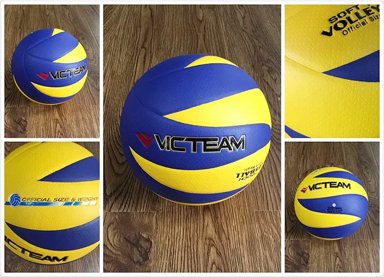 Firmly Official Size And Weight Soft Leather Volley Ball,Durable