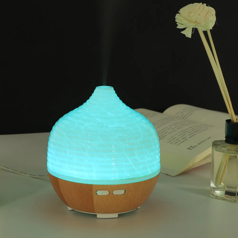 New Arrivals 2020 Amazon Aromatherapy Essential Oil Diffuser With Glass Cover Ultrasonic