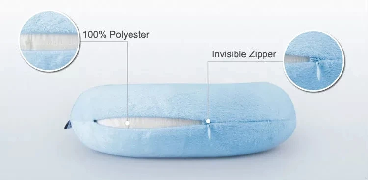 Ergonomic Foldable Comfort Custom Best Car Orthopedic U Shape Soft Neck Rest Support Memory Foam Travel Pillow For Airplane