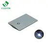 Made of PS and PVC plastic flashlight led business card light