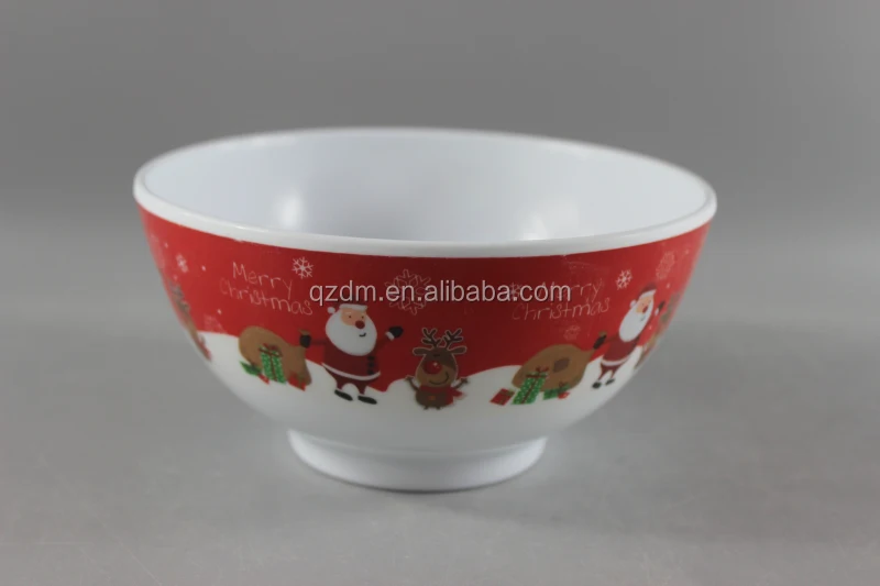 Christmas 6 inch Melamine Rice bowl Xmas