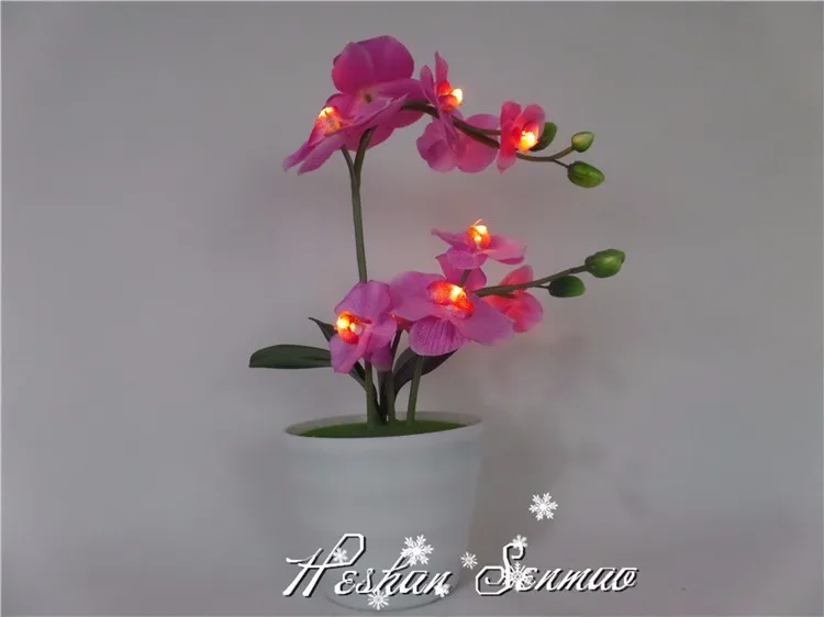 Wholesale Natural Look Artificial Flower With Led Lights Flower Led
