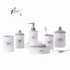 Wholesale price porcelain wash item bath set hotel supply