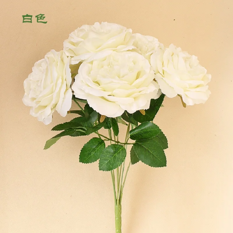 Fc2103 Wholesale Artificial Flower Tea Rose Bouquet For Wedding Decoration Buy Artificial Rose