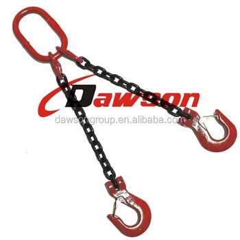 Double Leg Chain Sling With Master Link And Clevis Grab Hook - Buy ...