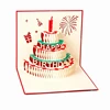 Handmade Pop up Cards Happy Birthday Paper Carving 3d Greeting Card