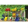 slide artificial forest and animal house plastic outdoor park toys equipment small children playground with slide HFC-12401