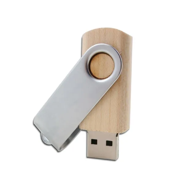 twister wooden 4gb usb disk 2.0 memory size metal swivel memoria usb 32gb stick - ANKUX.COM