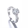 Women 2017 Silver Gold-color Micro Pave Zircon Ring Fine Jewelry Bijoux Gifts Adjustable Infinity Rings