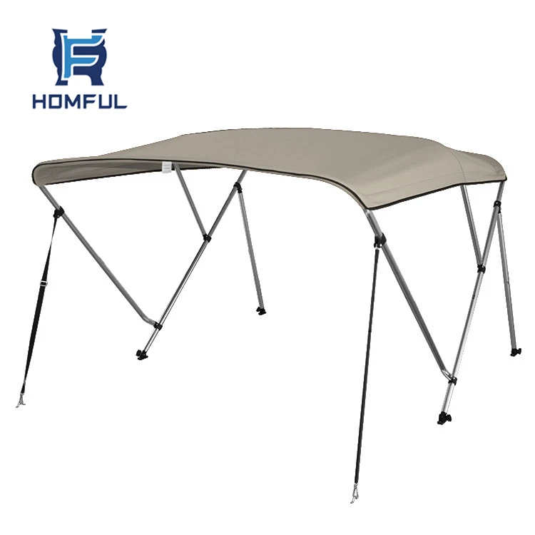 Homful Sgs Certificated Aluminum Round Tube 3 Bow Boat Bimini Top Buy