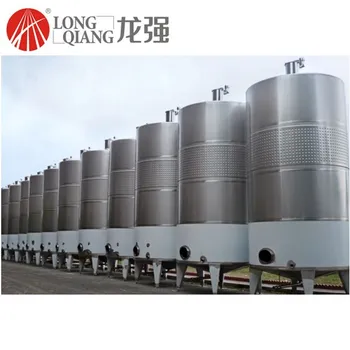 wine steel stainless tank cooling storage larger fermentation