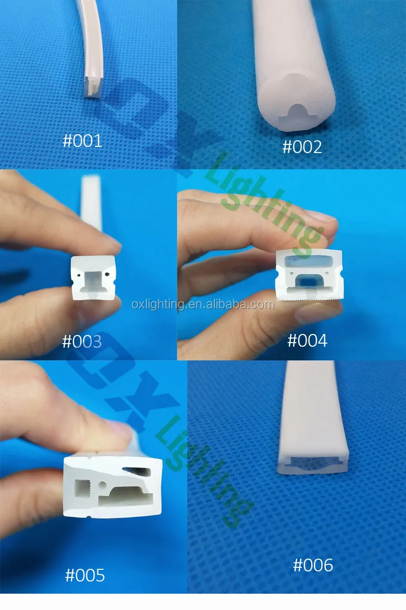 Silicon Led Light Strip Diffusers Flexible Silicone Led Neon Rubber ...