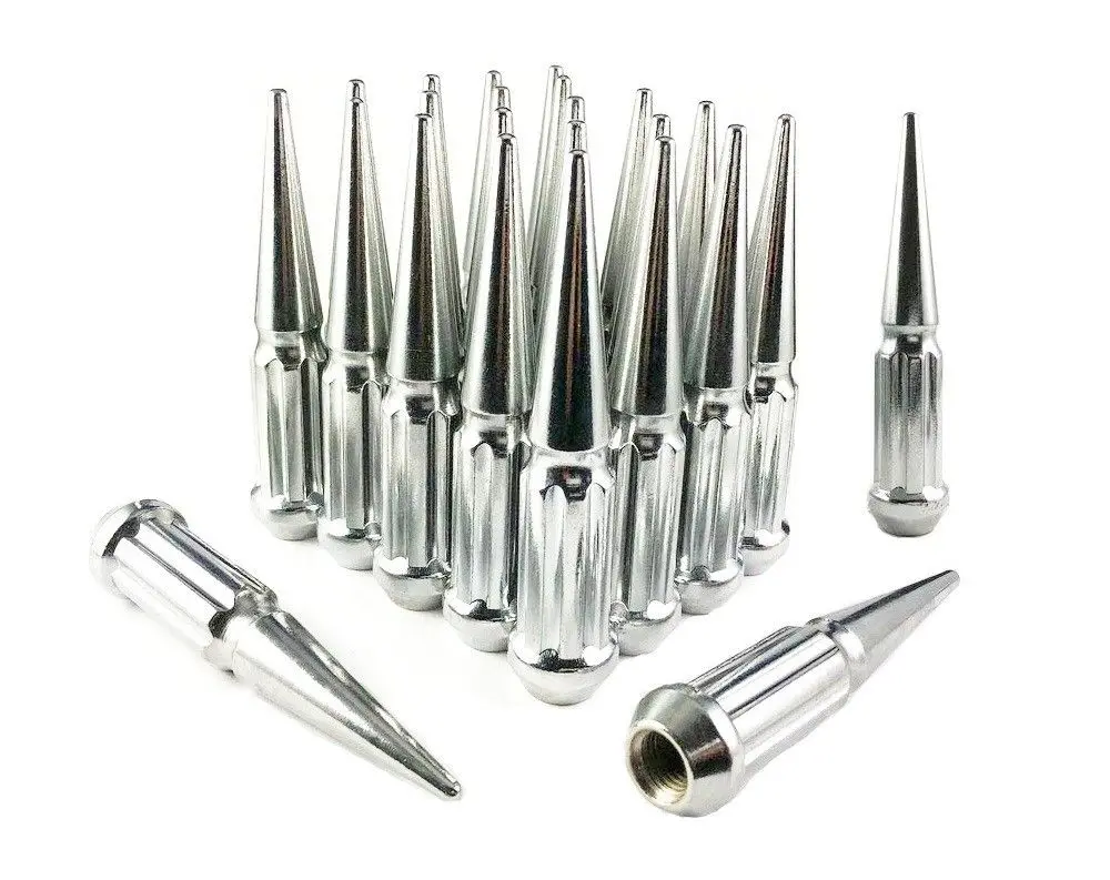 solid chrome lug nuts