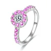 POLIVA Jewelry Custom Cheap Rings 925 Sterling Latest Gold Rings Design for Women AAA Zicon Diamond Color Ring