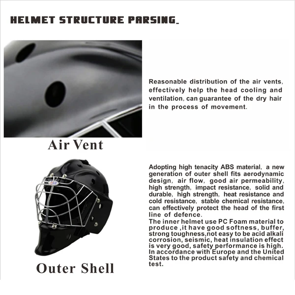 Floorball Goalie Helmet With Cage For Multisports Buy Field Hockey