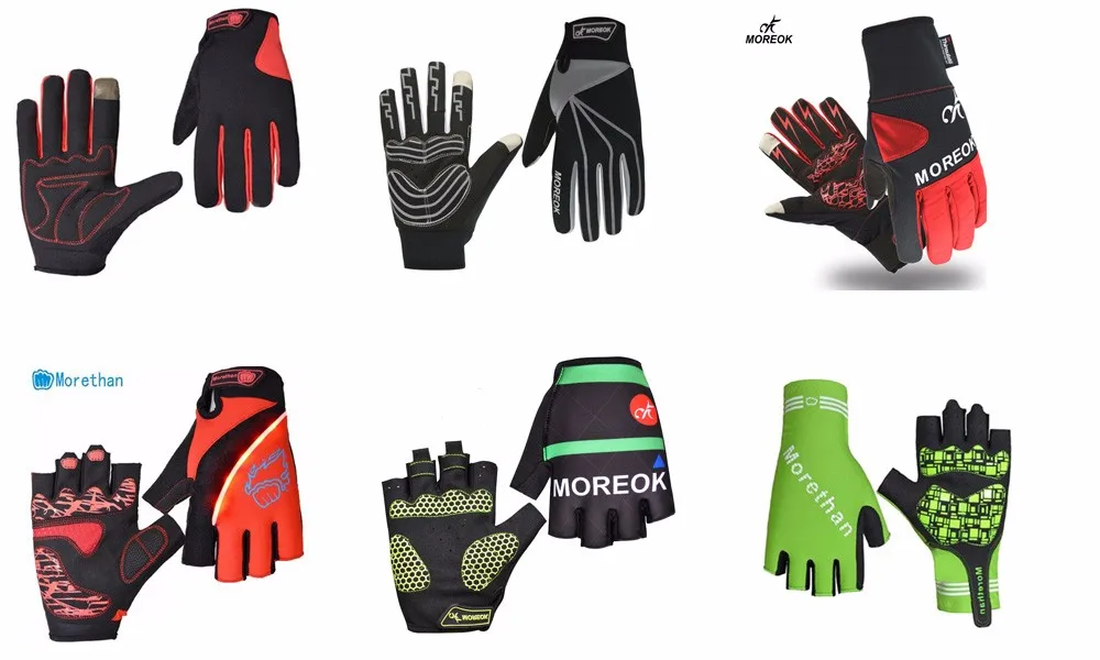 sports gloves with PVC protector MOREOK brand motorcycle gloves for sale