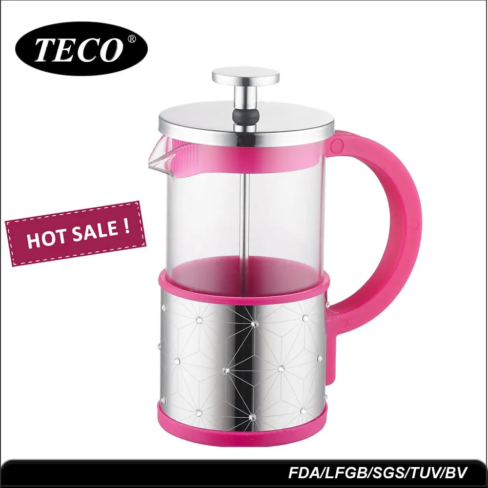 Custom French Press With Borosilicate Glass Coffee Maker Buy Rose Gold French Coffee Press