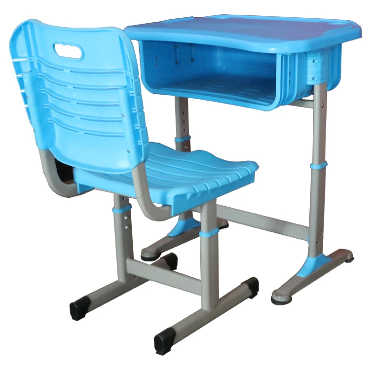Hot sale fixed school chairs with tables attached