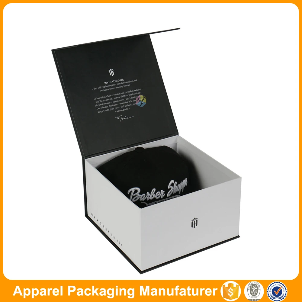 Custom Black Paper Box Packaging Gift New Era Hat Case Buy New Era Hat Case Paper Box Packaging Hat Box Product On Alibaba Com