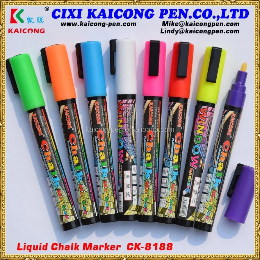 Kaicong Valveaction Jumbo Window Marker Chalk Marker 20mm 15mm,8mm,6mm