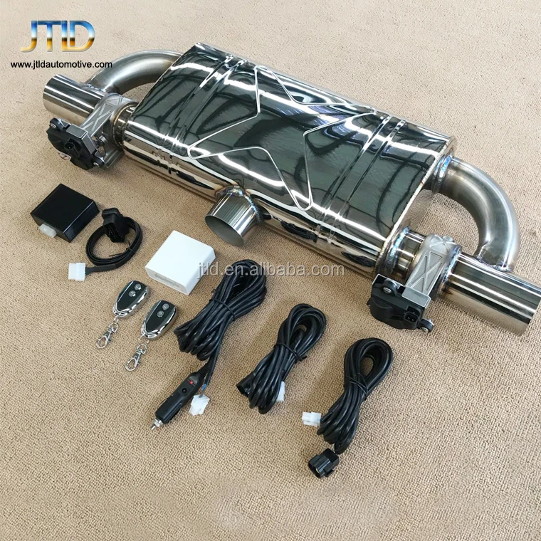 Dual Outlets Valvetronic Exhaust Muffler With Obd +app Remote Control Valves Buy Dual Outlets