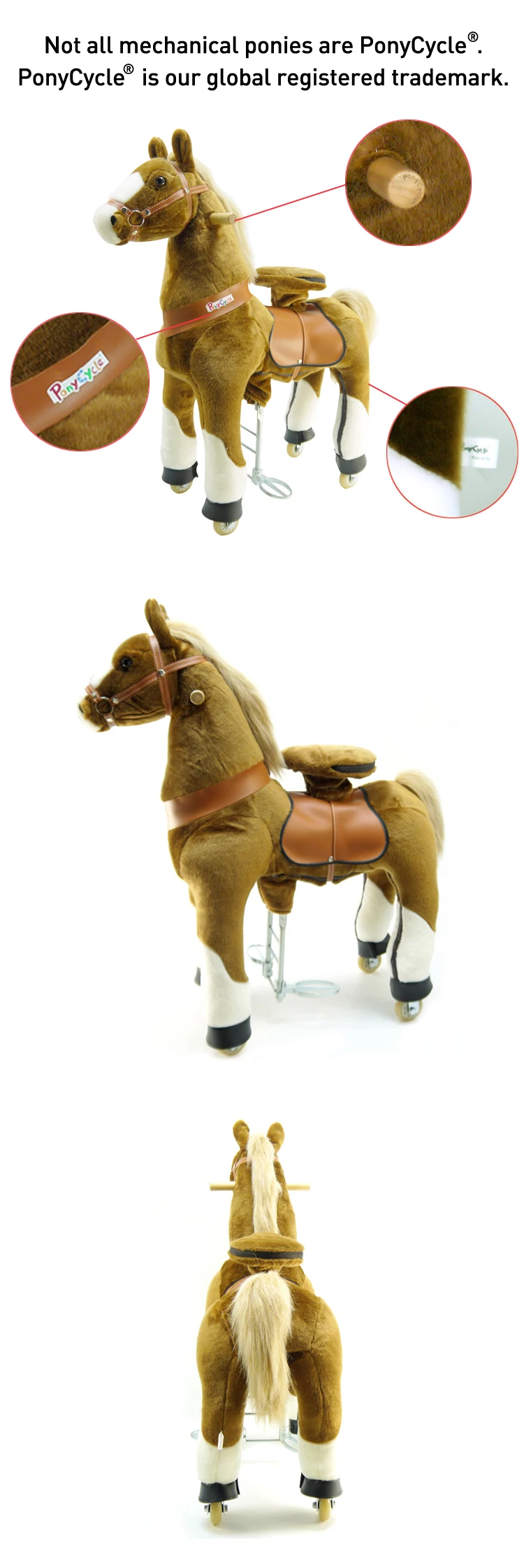 Source PonyCycle ride on cute horse toy pony for kids and adults mechanical horse  toy to ride on m.alibaba.com