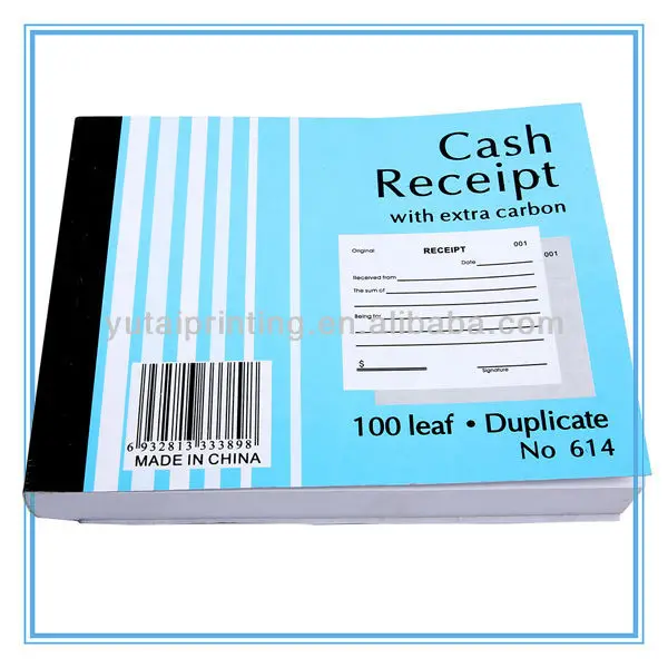 Duplicate Midget Cash Carbon Paper Receipt Book Customized Buy Plain