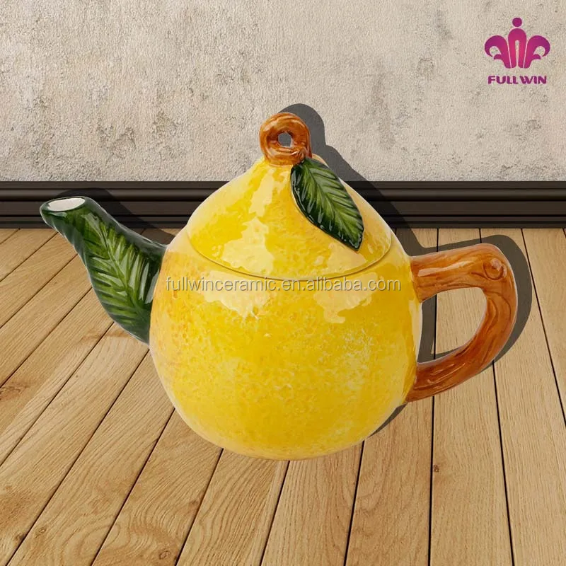 Wholesale Lemon Shaped Decorative Ceramic Teapots For Oem Design Buy