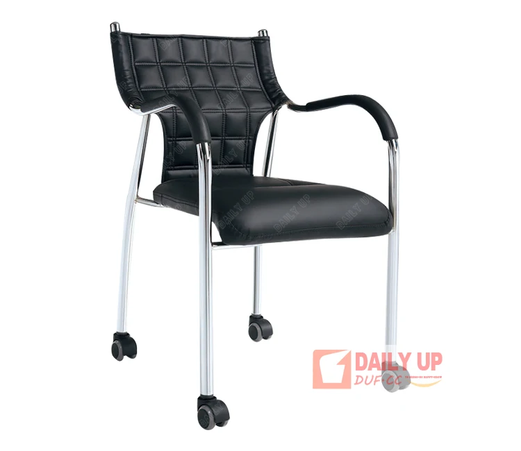 Leather Office Chair with Caster Dining Chair with Armrest Best Selling Products