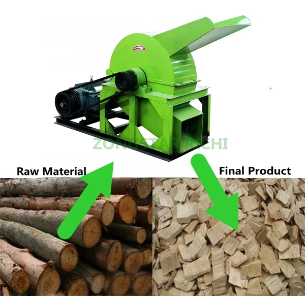 1-20t/h Capacity Grinding Wood Chips To Sawdust Machine - Buy Grinding ...