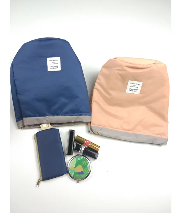 Bulk Durable satin personalized beautiful High quality leather promotional cheap price canvas polyester travel cosmetic bag