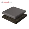 Recording studio high quality 60 mm glass wool clothing fabric acoustic panel