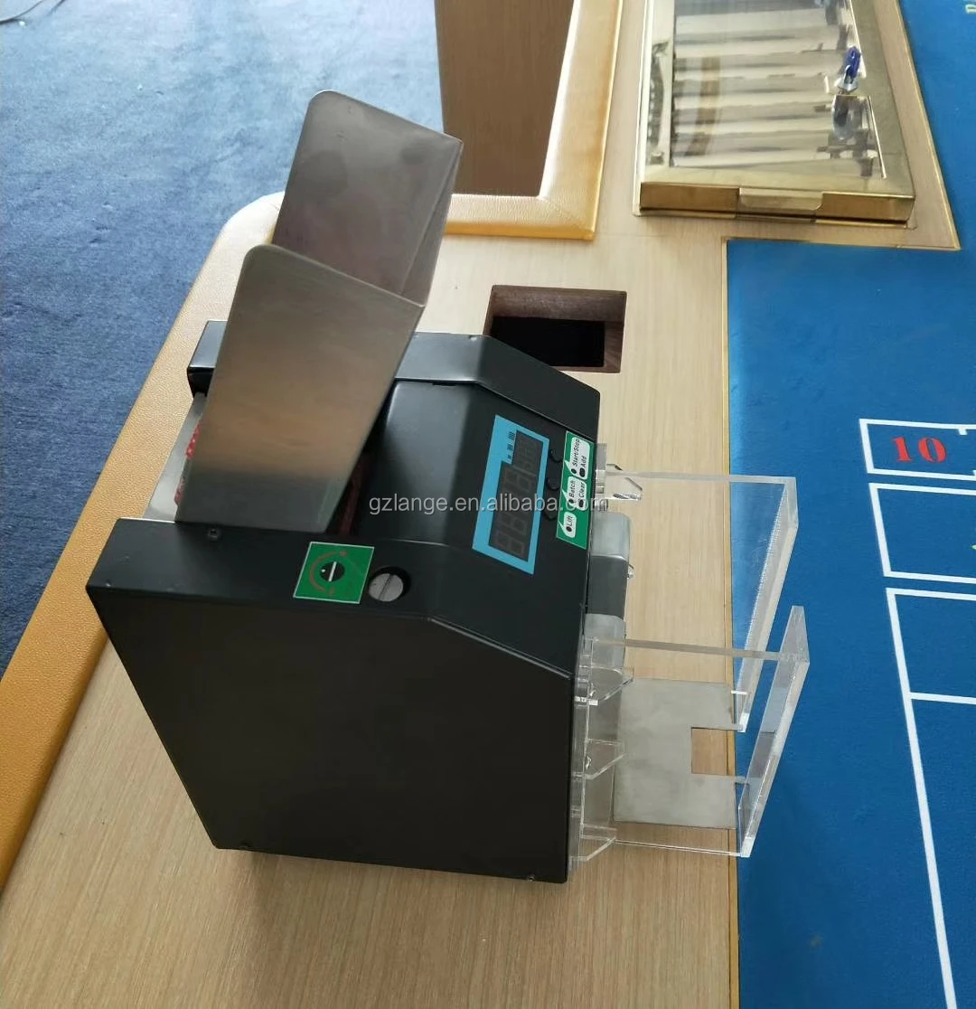 8 Decks Automatic Card Shuffling Machine Texas Poker Playing Cards