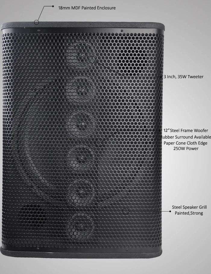 500w Live Concert Stage Monitor Power Pro Audio Speakers Rs12 Buy