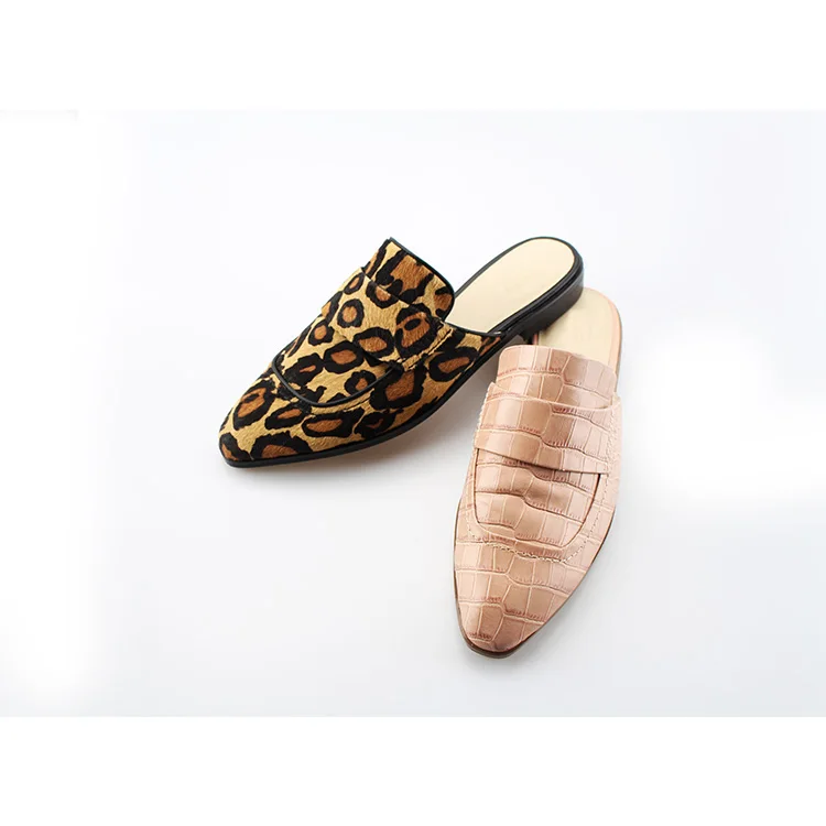 fancy leather slippers