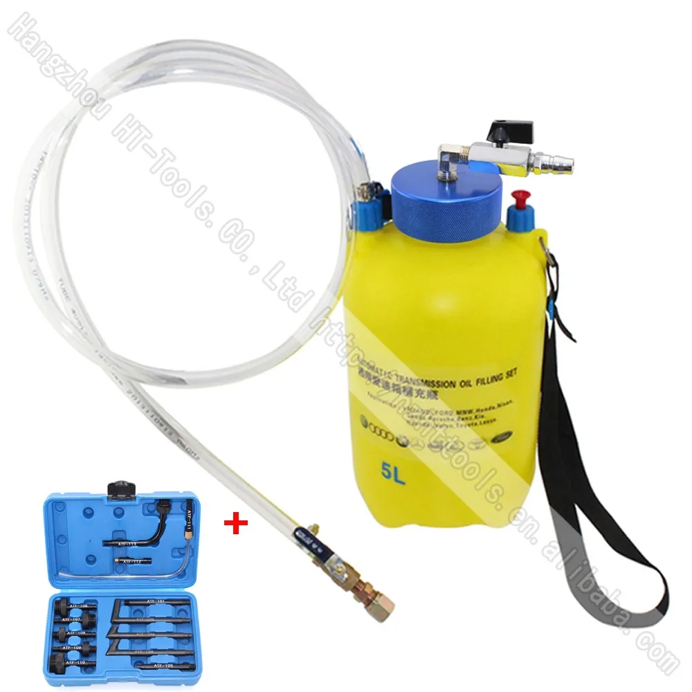 Pneumatic Automatic Transmission Oil Filling Set Gear Oil Pump Tool 5