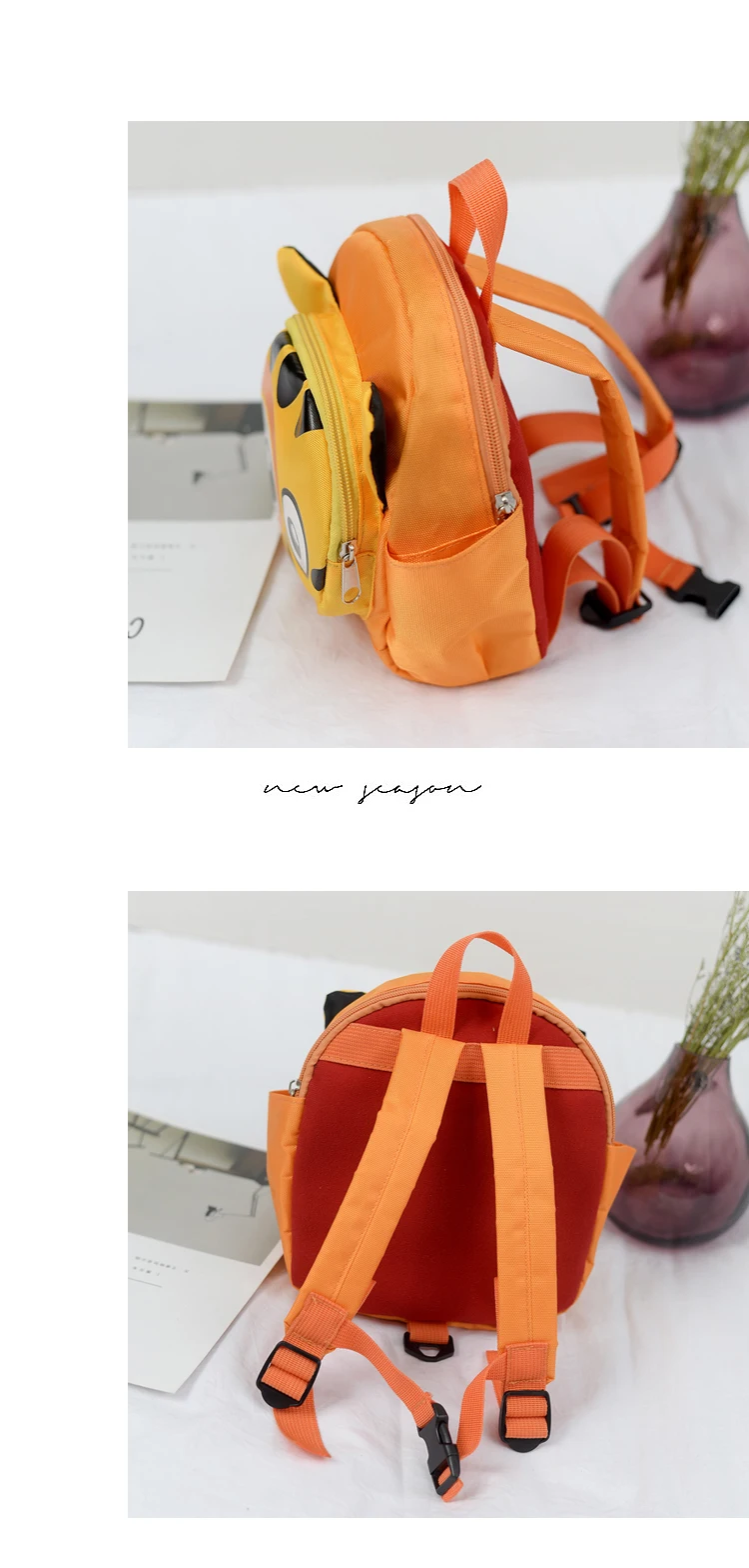 High quality anti lost Baby backpack cartoon Animal backpack kids school bag