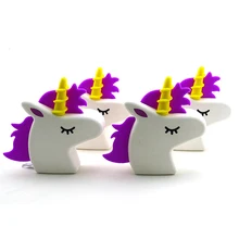 Силиконовые Единорог кошелек мультфильм ключ милый силиконовый мешок леди кошелек для женщин