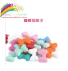Factory Non-Toxic Silicone Rubber Bow Tie Beads BAP Free