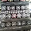 Different strips 150cm width 330gsm poly wool stock lot fabric for suit/trousers