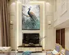 3D Print - Hand Painted On The Canvas's Latest Wall Decoration Beautiful Animal Abstract Peacock Oil Painting