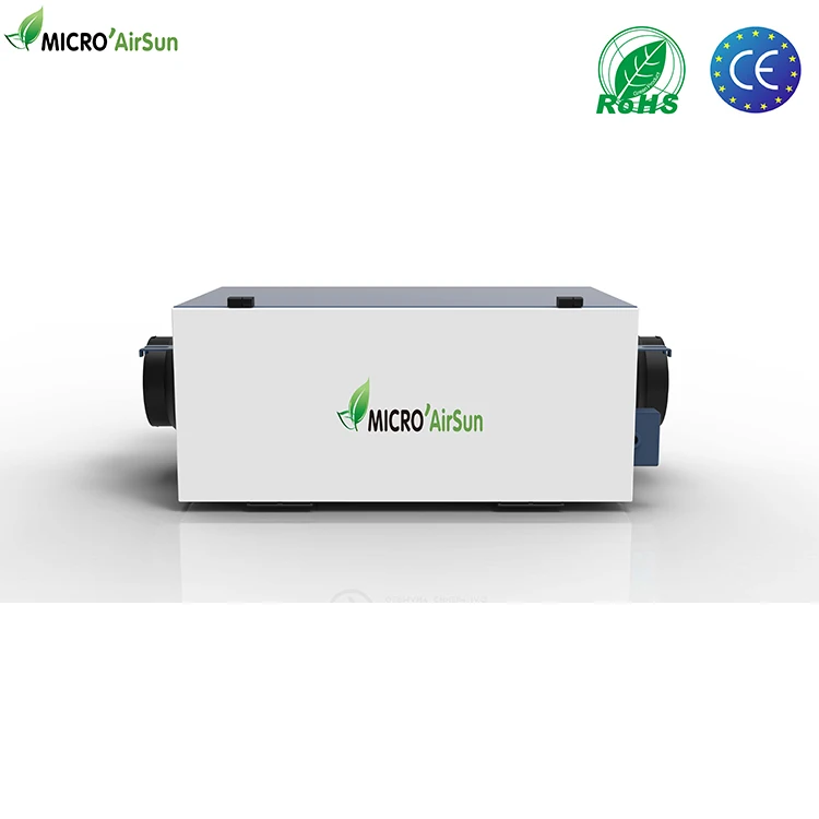 Whole House Ceiling Heat Recovery Air Handle Unit With Thermostat