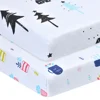 100% Organic Cotton Fitted Crib Sheet Printable Baby Bed Sheet