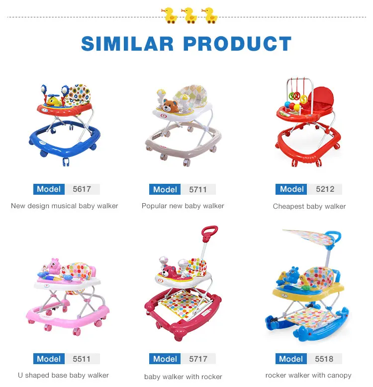 Walking Aid Assistant Adjustable Baby Carriage Mobile Baby Walker With