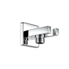 Square brass shower elbow holder shower head wall bracket with water outlet
