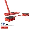 Supply heavy machine skates 32 ton cargo transport trolley 8Ton with PU wheel X32+Y32